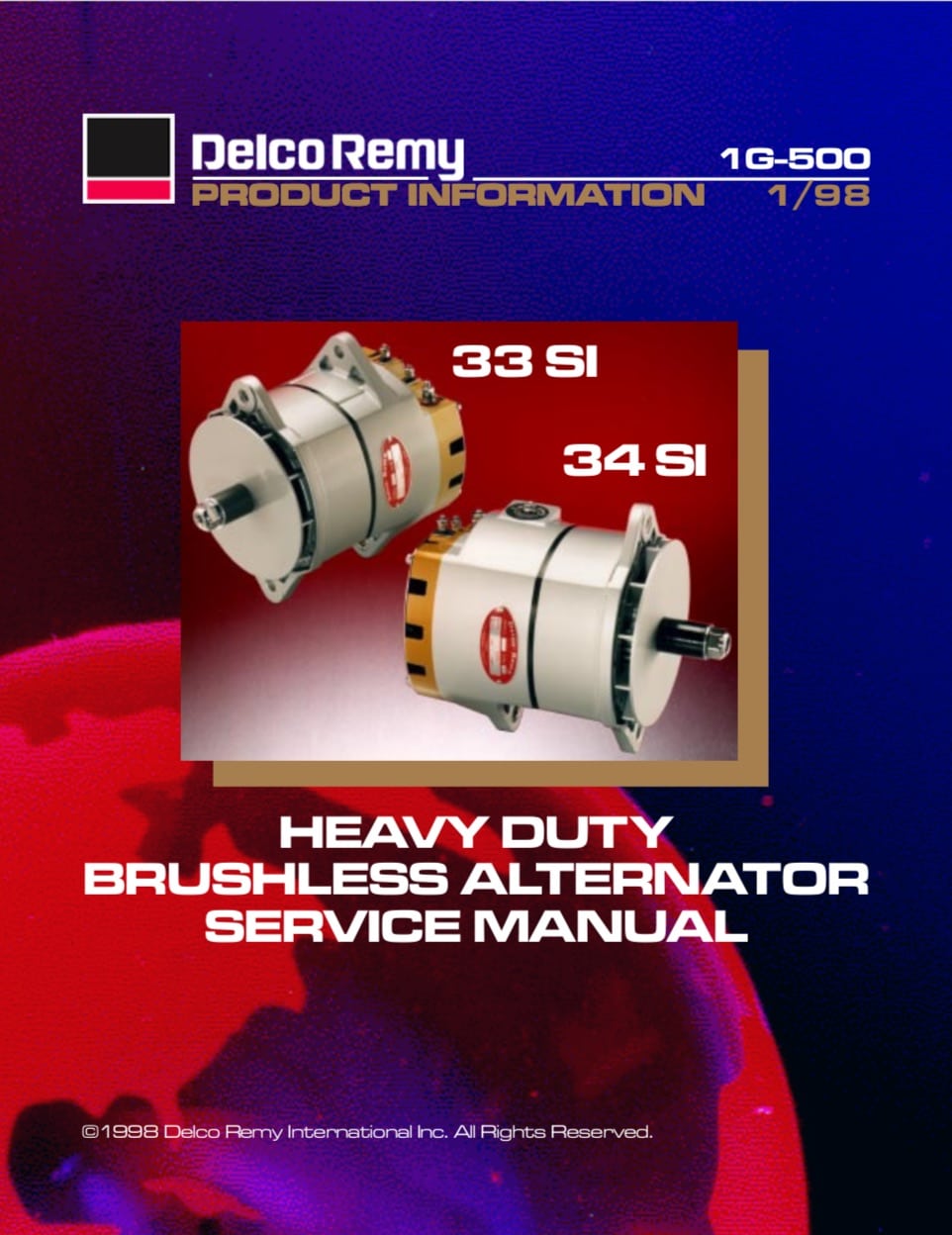 Delco 33SI Alternator Service Manual - MARINE DIESEL BASICS